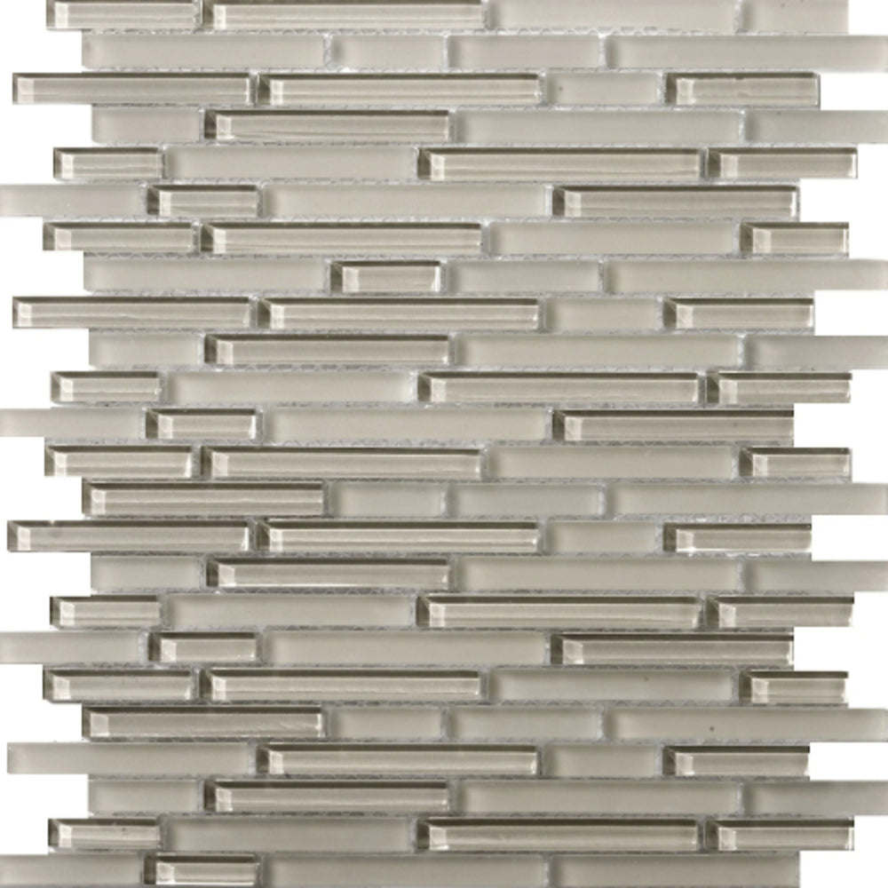 Lucente in Morning Fog / Linear Glass Tile