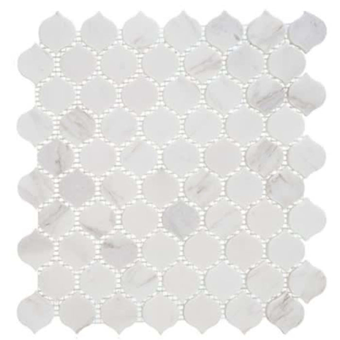 French Baroque in Luxemburg Wind 1 1/2" Arabesque Natural Stone