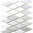 Marble Winter Frost in Winter Frost Diamond Mosaic - Mesh Mosaic Natural Stone
