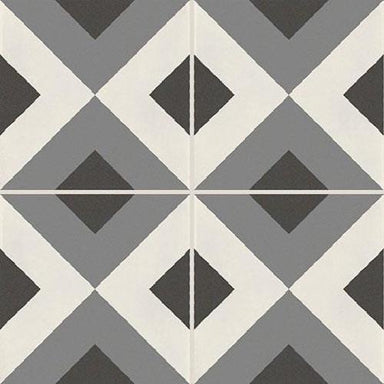 D_Segni in Double Diamond - Chalk, Midnight, Shadow, Smoke, Denim Blend Tile