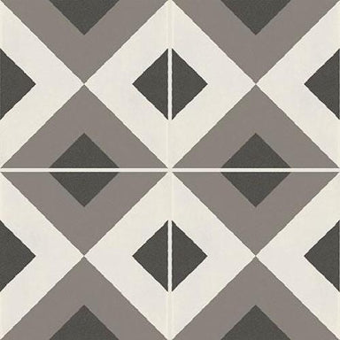 D_Segni in Double Diamond - Chalk, Mud, Midnight, Sand Blend Tile