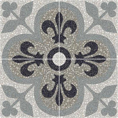 D_Segni Terrazzo in Fluer-De-Lis - 8x8 Tile