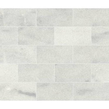 Parksville Stone in Yukon White Marble - 12x24 Honed Tile