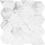 Antica in Carrara White Hex Mosaic Tile