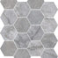 Antica in Bardiglio Grigio Hex Mosaic Tile
