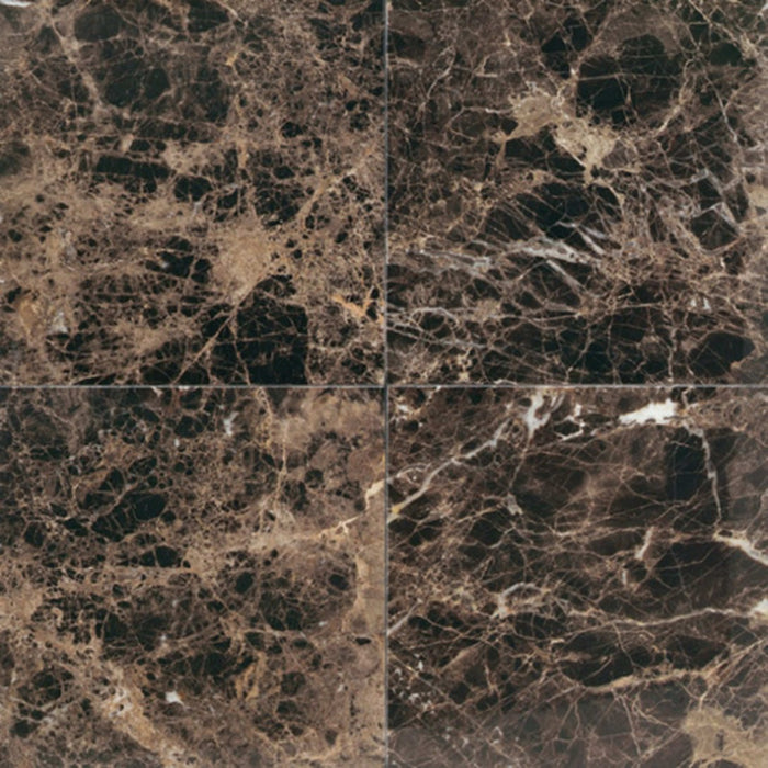 Marble in Emperador Dark-18x18 Natural Stone