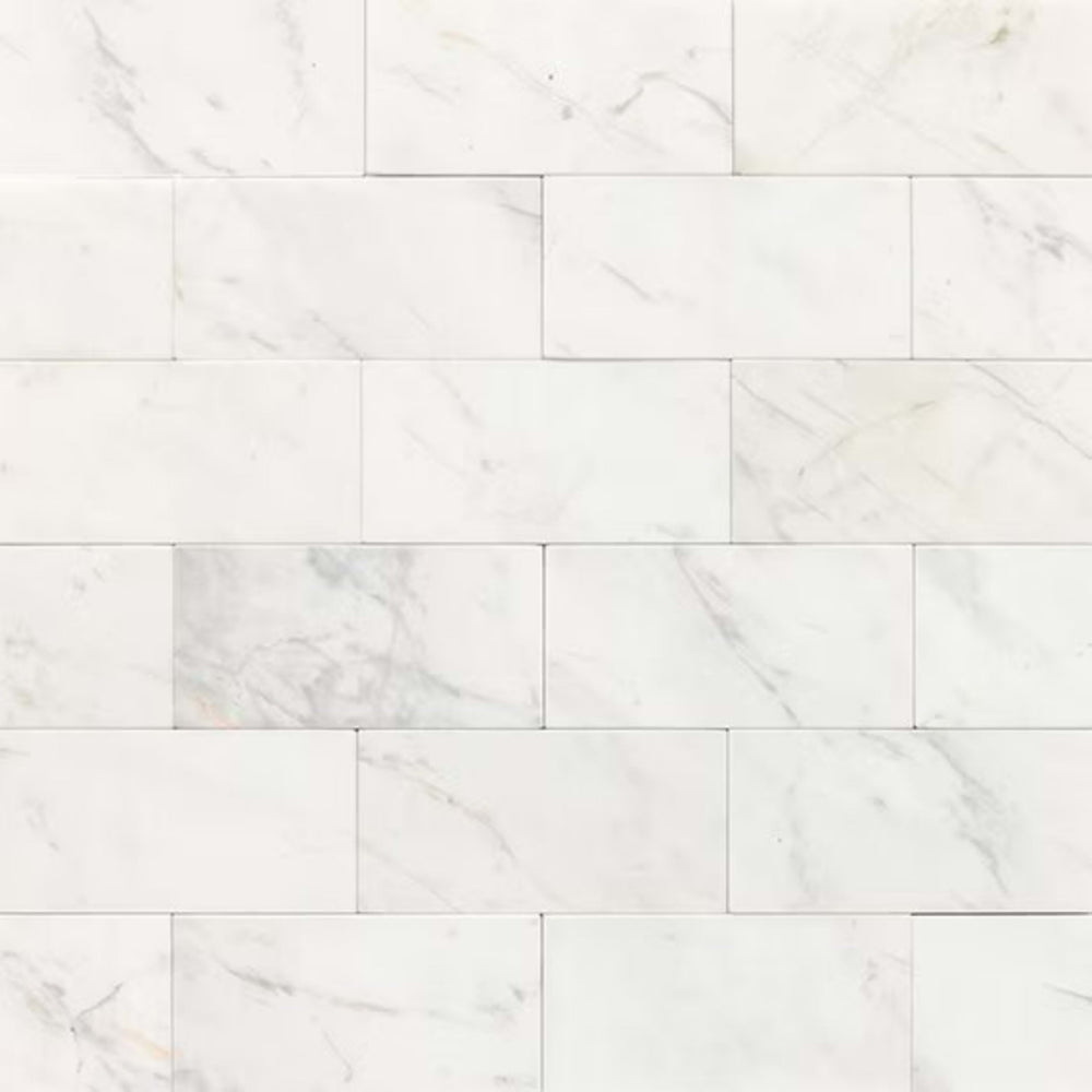 Marble in Contempo White-3x6-Tumbled Natural Stone