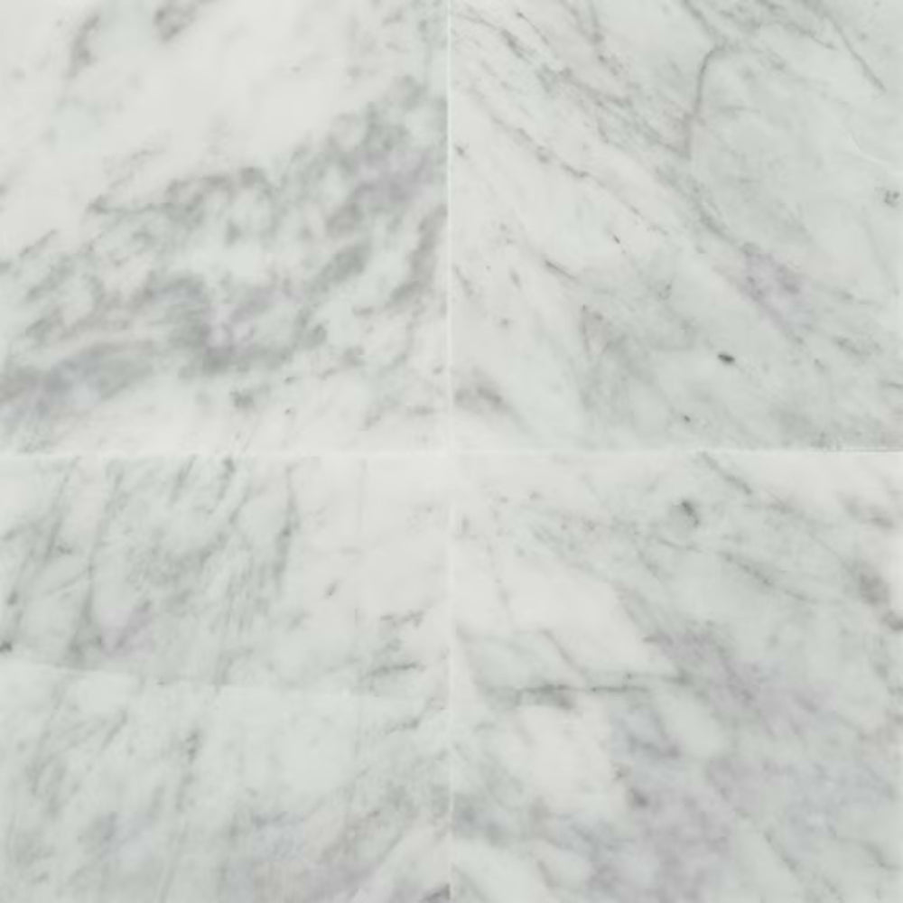 Marble in Carrara White-12x12-Polished Natural Stone