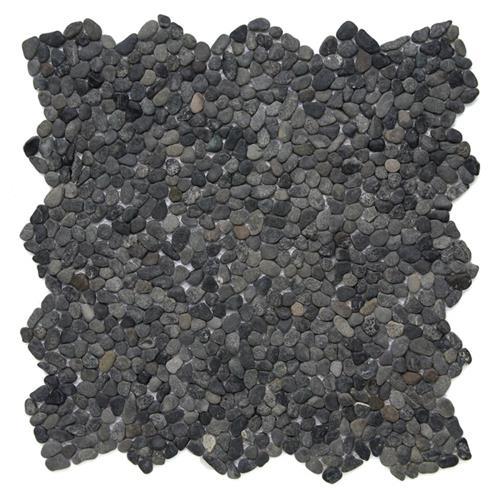 Micro Pebbles in Barbados Black Natural Stone