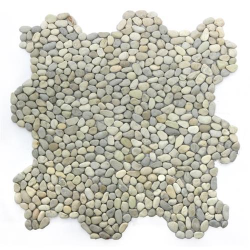 Micro Pebbles in Playa Beige Natural Stone