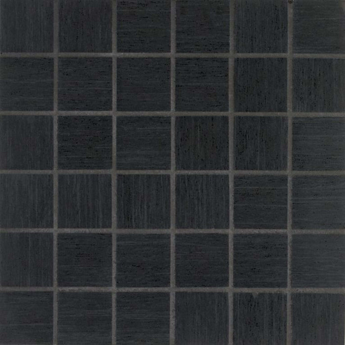 Metalwood in Carbonio Mosaic Tile