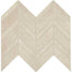 Modern Formation in Peak White Light Polished/ Unpolished/ Textured Blend - 12x13 Tile