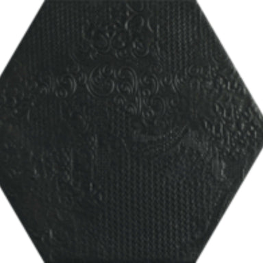 Milano Hex in Black Tile
