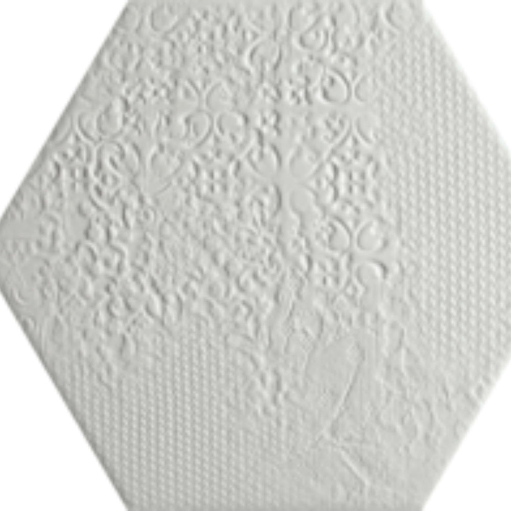 Milano Hex in White Tile