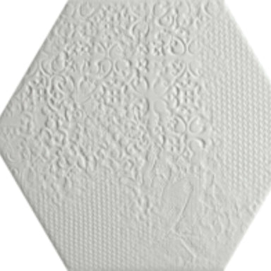 Milano Hex in White Tile