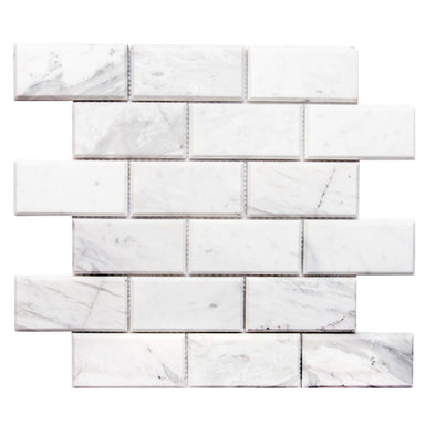 Beveled in Volakas Natural Stone