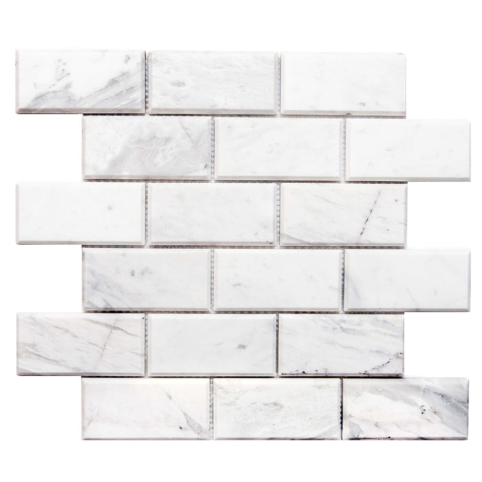 Beveled in Volakas Natural Stone