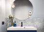 Octagon in Carrara And Black