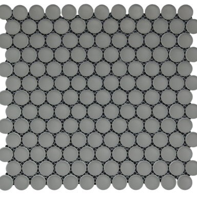 Simpson Desert Glass in Dots - Doe Skin Matte Glass Tile