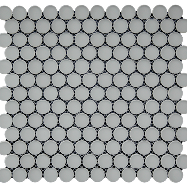 Simpson Desert Glass in Dots - Urban Mist Matte Glass Tile