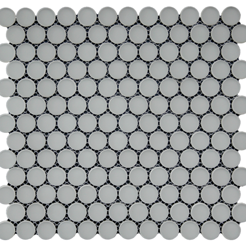 Simpson Desert Glass in Dots - Urban Mist Matte Glass Tile