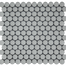Simpson Desert Glass in Dots - Urban Mist Matte Glass Tile