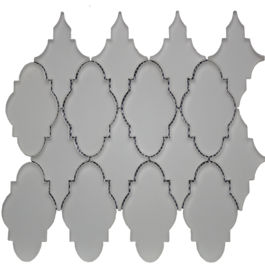 Simpson Desert Glass in Trellis - Doe Skin Matte Glass Tile