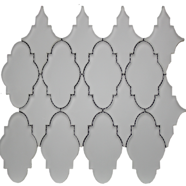 Simpson Desert Glass in Trellis - Urban Mist Matte Glass Tile