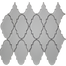 Simpson Desert Glass in Trellis - Urban Mist Matte Glass Tile