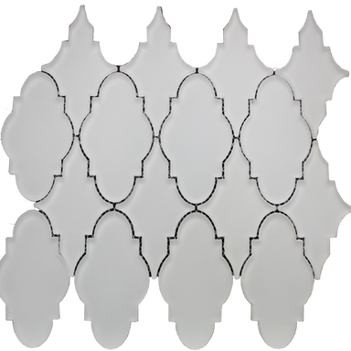 Simpson Desert Glass in Trellis - Alabastro Matte Glass Tile
