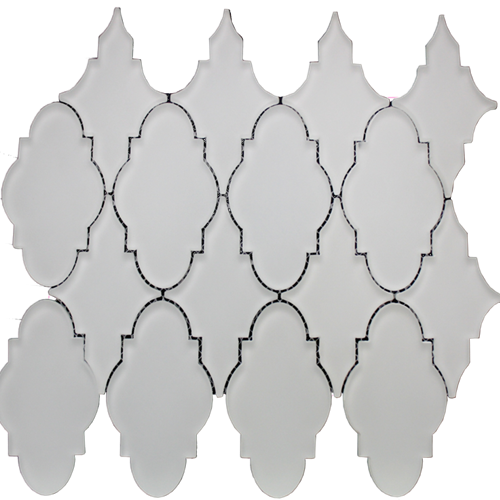 Simpson Desert Glass in Trellis - Alabastro Matte Glass Tile