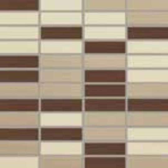 Shades 2.0 in New Warms Linear Mosaic 1"x3"