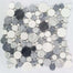 Motion in Circles Carrara Thassos  Bardiglio Nuvolato Natural Stone