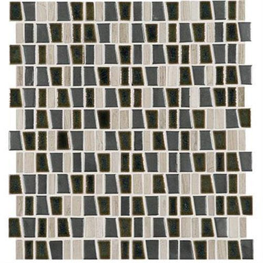 Midpark Mosaics in Shadow Mosaic (Rectangle 3"xrandom) Mosaic (Rectangle 3"xrandom) - 12x12 Tile