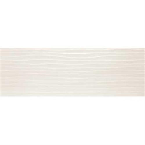 Materika in Off White Wave - 16x48 Tile