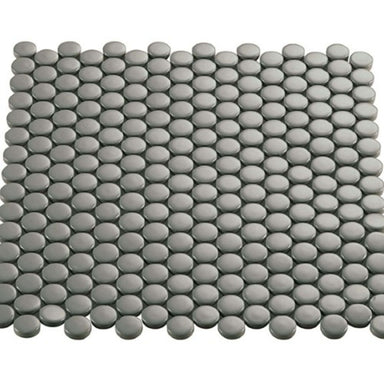 Multiplier in Grey Circle Mosaic 1"x1" Matte Tile