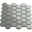 Multiplier in Grey Hexagon Mosaic 2"x2" Gloss Tile