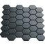 Multiplier in Dark Grey Hexagon Mosaic 2"x2" Matte Tile