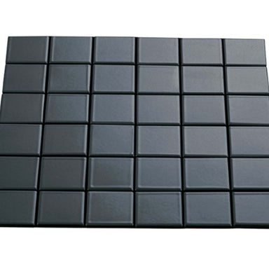 Multiplier in Dark Grey Square Mosaic 2"x2" Matte Tile