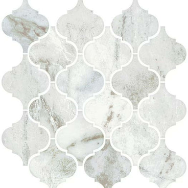 Mythique Marble in Majestic Matte Arabesque Tile