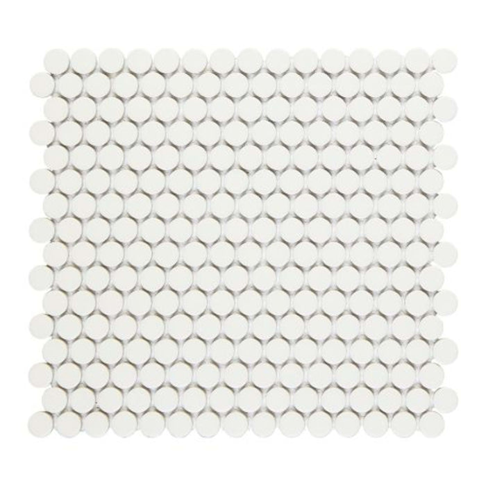 Finish Line in Matte Vanilla Pennyrounds Tile