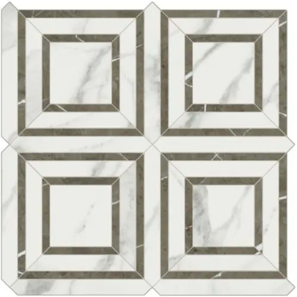 Mayfair in Statuario Piazza Tile