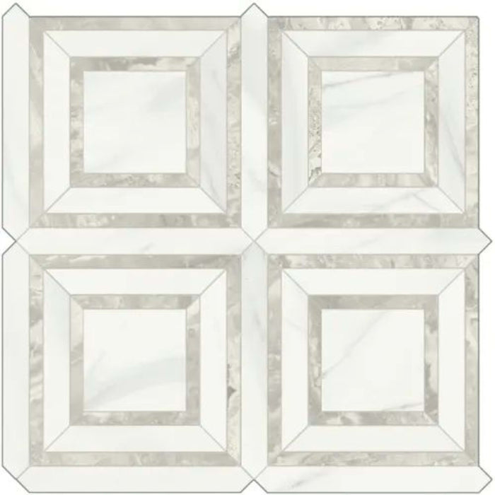Mayfair in Volakas Grigio Piazza Tile