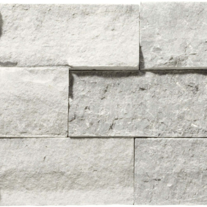 Metro in Blue Splitface Ledger 6" X 24" Natural Stone