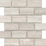 Metro in Cream 2" X 4" Bevel Mosaic Natural Stone