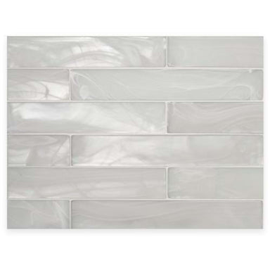 Montage - Chroma in Chroma 2x12 Silk Metallic Glass Tile