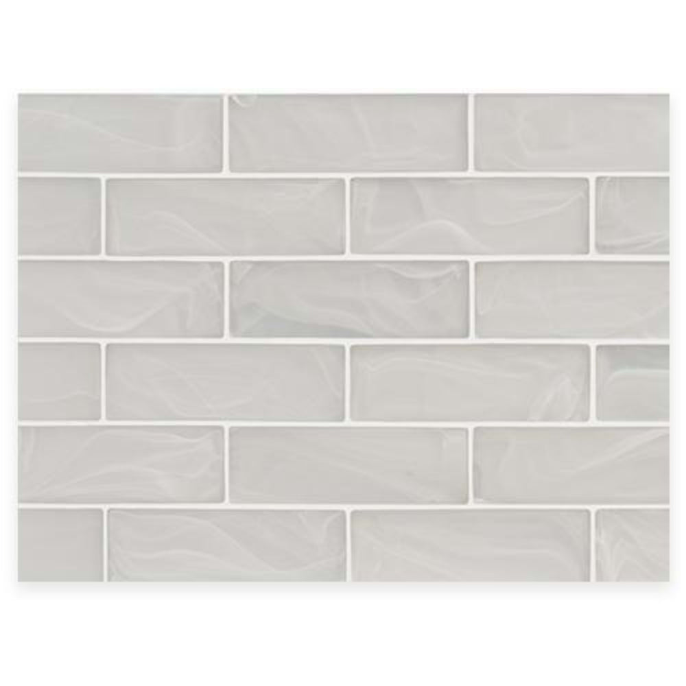 Montage - Chroma in Chroma 2x6 Silk Metallic Glass Tile