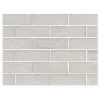 Montage - Chroma in Chroma 2x6 Silk Metallic Glass Tile