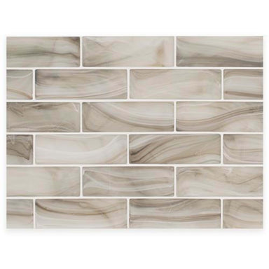 Montage - Cinnabar in Cinnabar 2x6 Silk Glass Tile