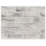 Montage - Skyline in Skyline 2x6 Silk Glass Tile